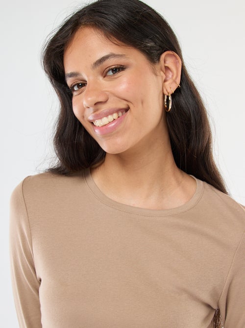 T-shirt à manches longues - Kiabi