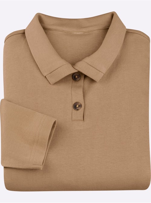 T-shirt à manches longues belle qualité interlock - taille standard - moda vilona - Kiabi T-shirt à manches longues belle qualité interlock - taille standard - moda vilona - Kiabi