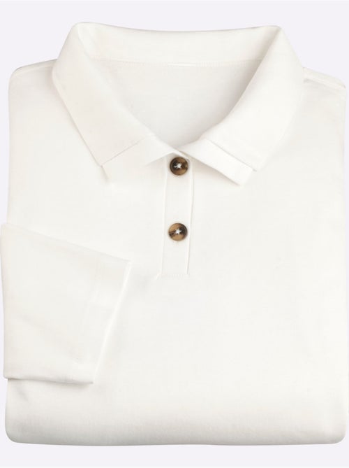 T-shirt à manches longues belle qualité interlock - taille standard - moda vilona - Kiabi T-shirt à manches longues belle qualité interlock - taille standard - moda vilona - Kiabi