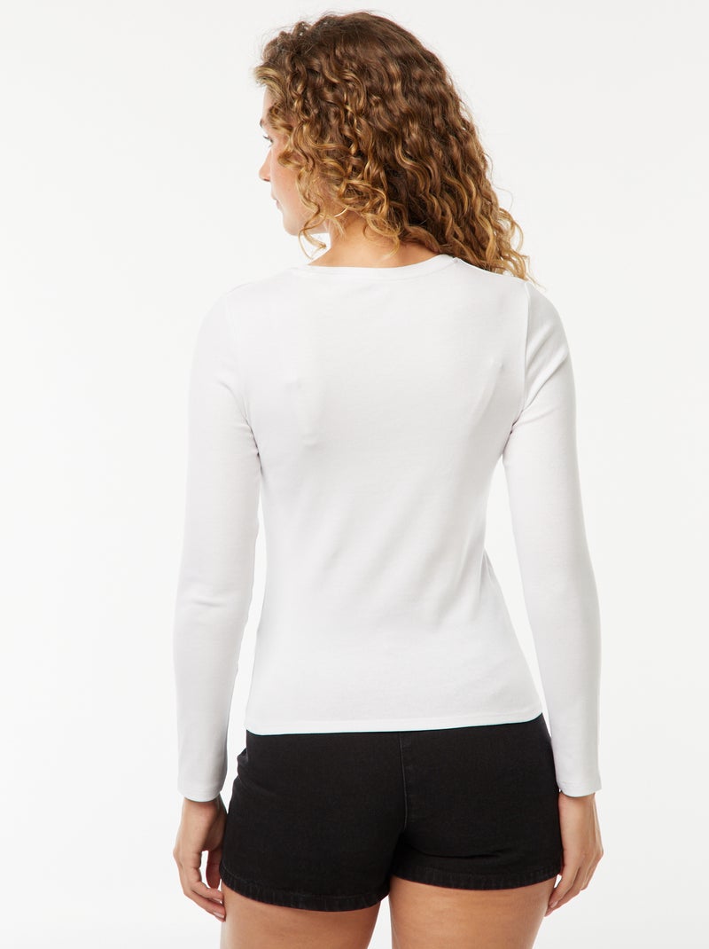 Blanc - Lot De 5 T-shirts à Manches Longues - Next