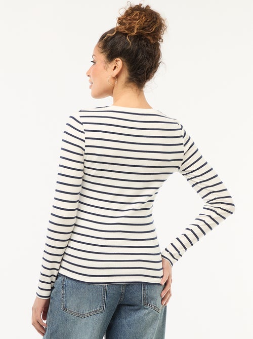 T-shirt à manches longues - Kiabi