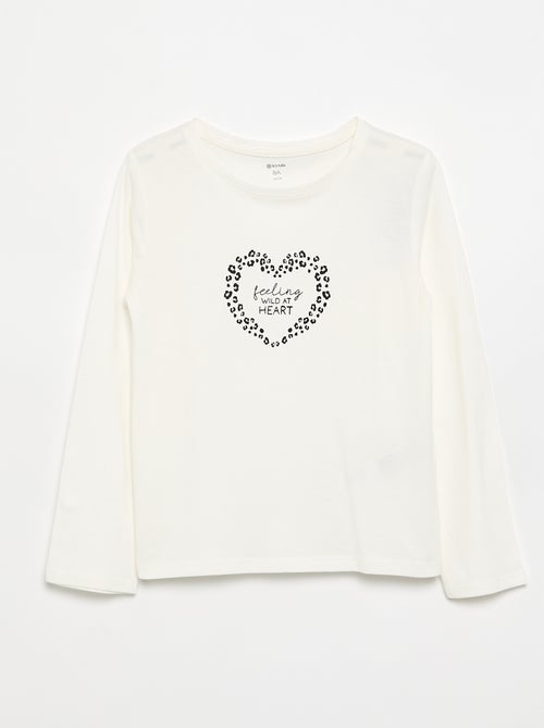 T-shirt à manches longues - Kiabi