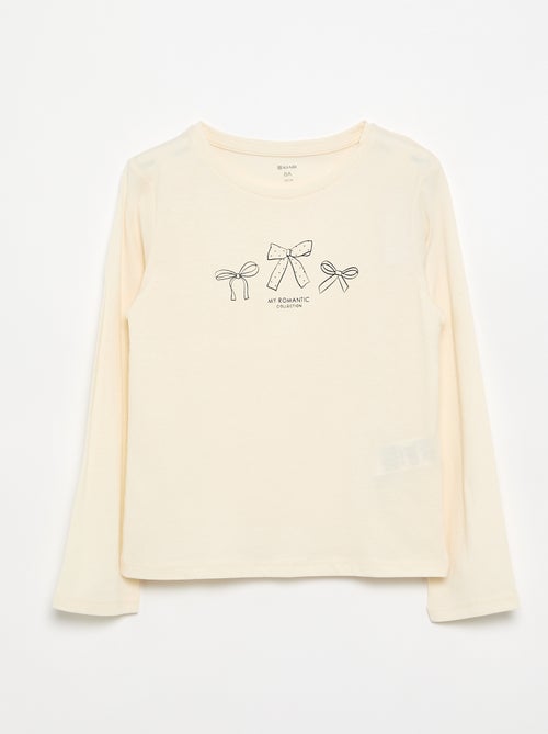 T-shirt à manches longues - Kiabi