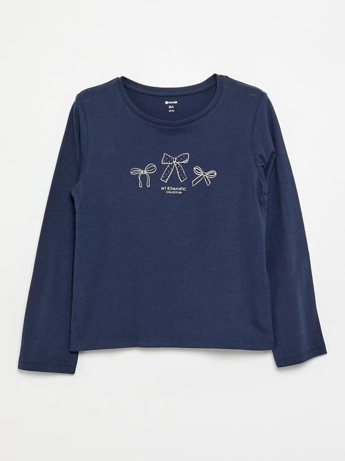 T-shirt à manches longues - Kiabi