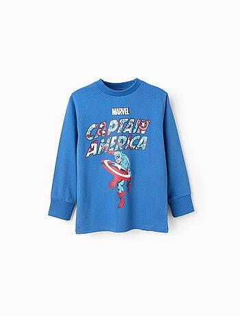 T-Shirt à Manches Longues Captain America