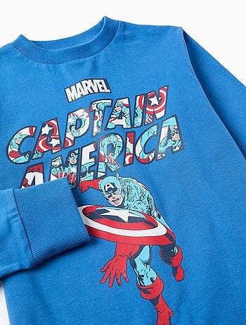 T-Shirt à Manches Longues Captain America