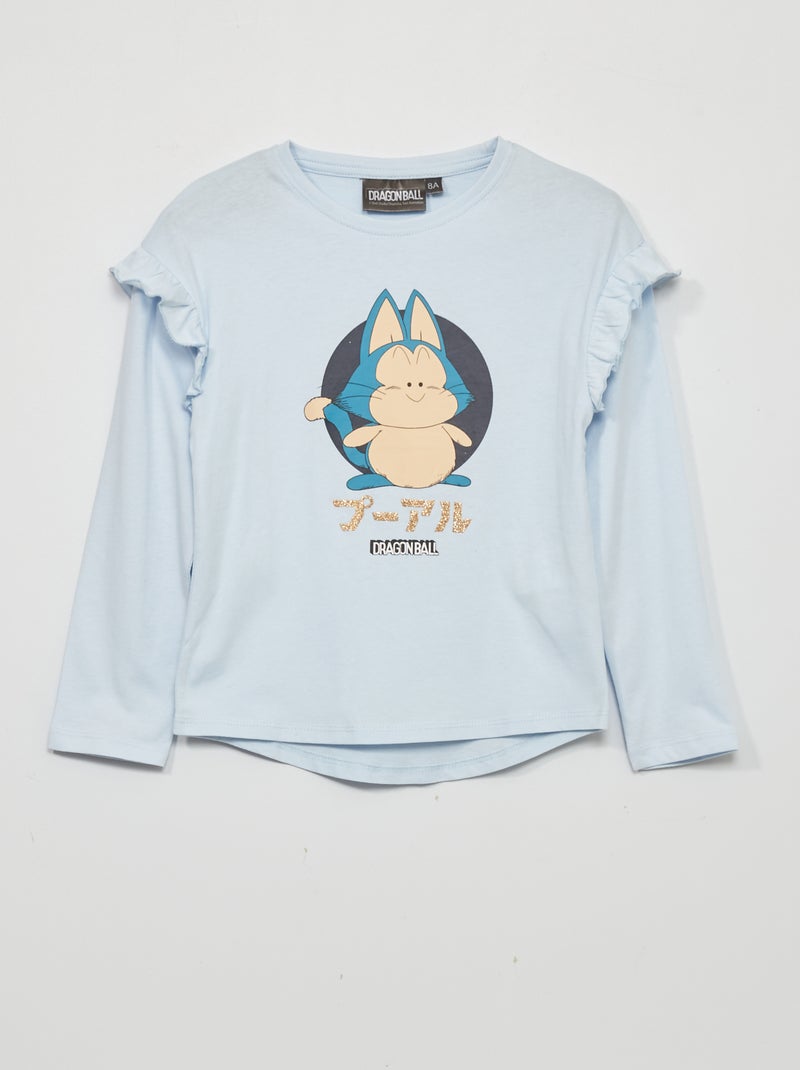 T-shirt à manches longues 'Dragon Ball Z' Bleu - Kiabi