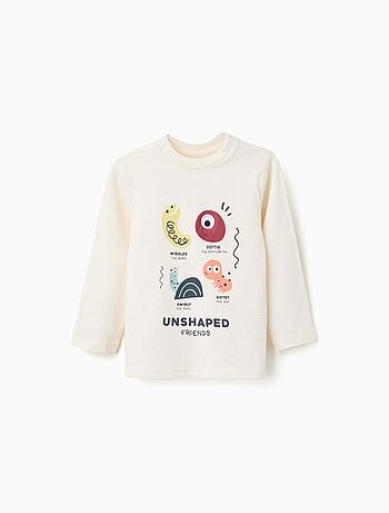 T-Shirt à Manches Longues en Coton Animaux