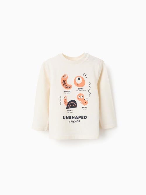 T-Shirt à Manches Longues en Coton Ant - Kiabi