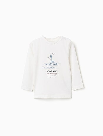 T-shirt à manches longues en coton 'bird observatory'