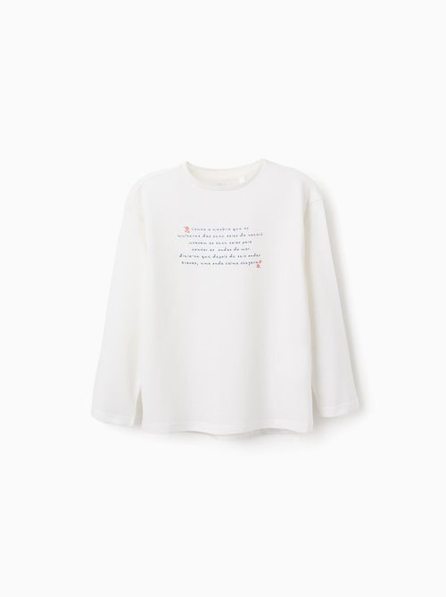 T-shirt à Manches Longues en Coton - Kiabi