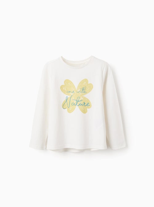 T-shirt à Manches Longues en Coton - Kiabi
