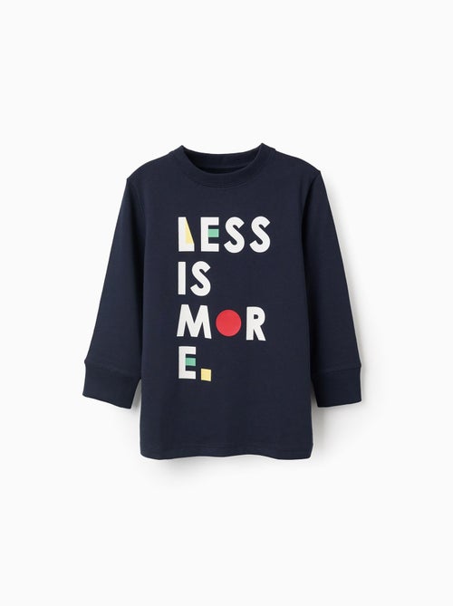 T-Shirt à Manches Longues en Coton - Kiabi