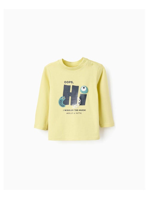T-Shirt à Manches Longues en Coton Dot - Kiabi