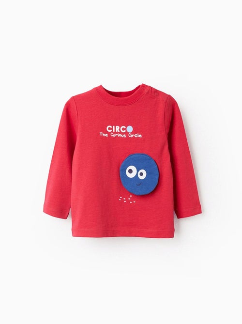 T-shirt à Manches Longues en Coton - Kiabi