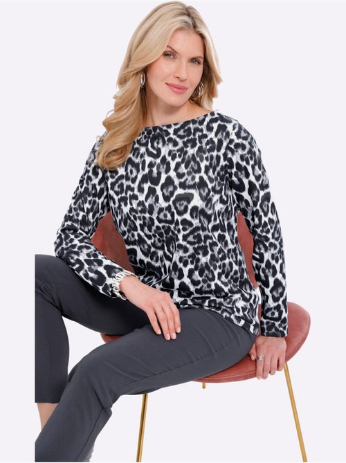 T-shirt à Manches Longues Encolure En U Féminine - Taille Standard - Moda Vilona - Kiabi T-shirt à Manches Longues Encolure En U Féminine - Taille Standard - Moda Vilona - Kiabi
