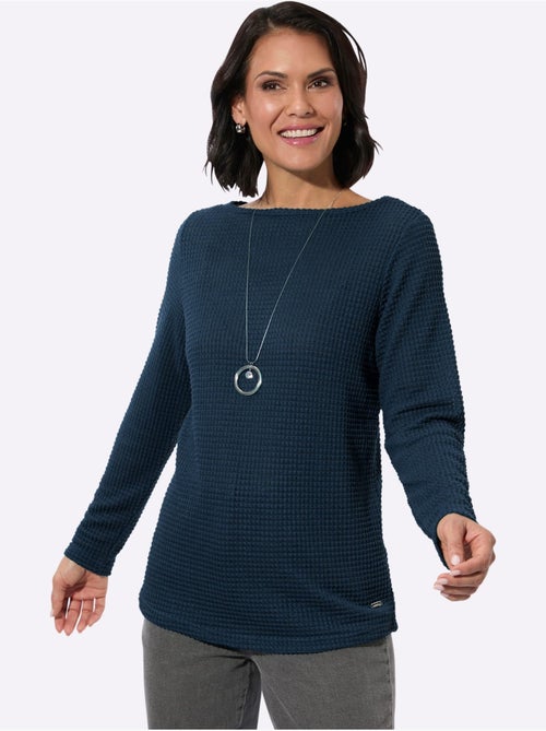 T-shirt à Manches Longues Encolure En U Féminine - Taille Standard - Witt - Kiabi T-shirt à Manches Longues Encolure En U Féminine - Taille Standard - Witt - Kiabi