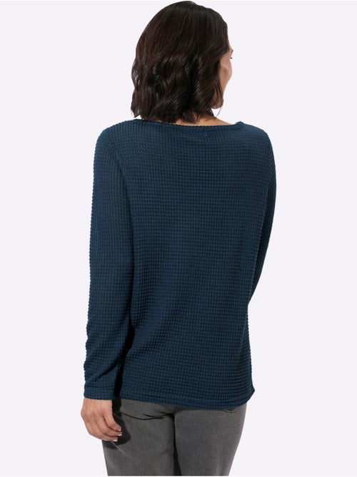 T-shirt à Manches Longues Encolure En U Féminine - Taille Standard - Witt - Kiabi T-shirt à Manches Longues Encolure En U Féminine - Taille Standard - Witt - Kiabi