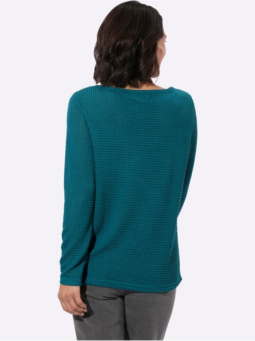 T-shirt à Manches Longues Encolure En U Féminine - Taille Standard - Witt - Kiabi T-shirt à Manches Longues Encolure En U Féminine - Taille Standard - Witt - Kiabi