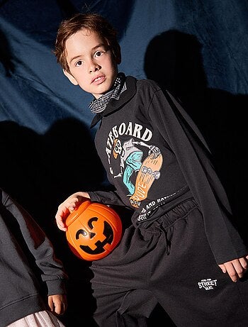 T-shirt à manches longues 'Halloween', MO Fashion