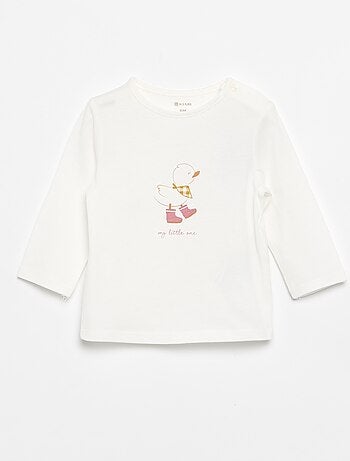 T-shirt à manches longues imprimé
