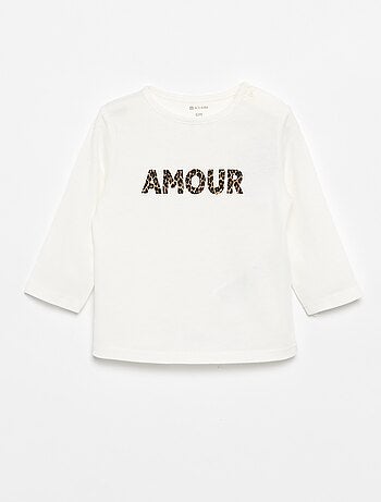 T-shirt à manches longues imprimé