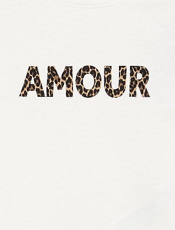 T-shirt à manches longues imprimé