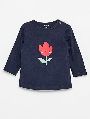T-shirt à manches longues imprimé