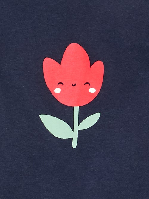 T-shirt à manches longues imprimé - Kiabi