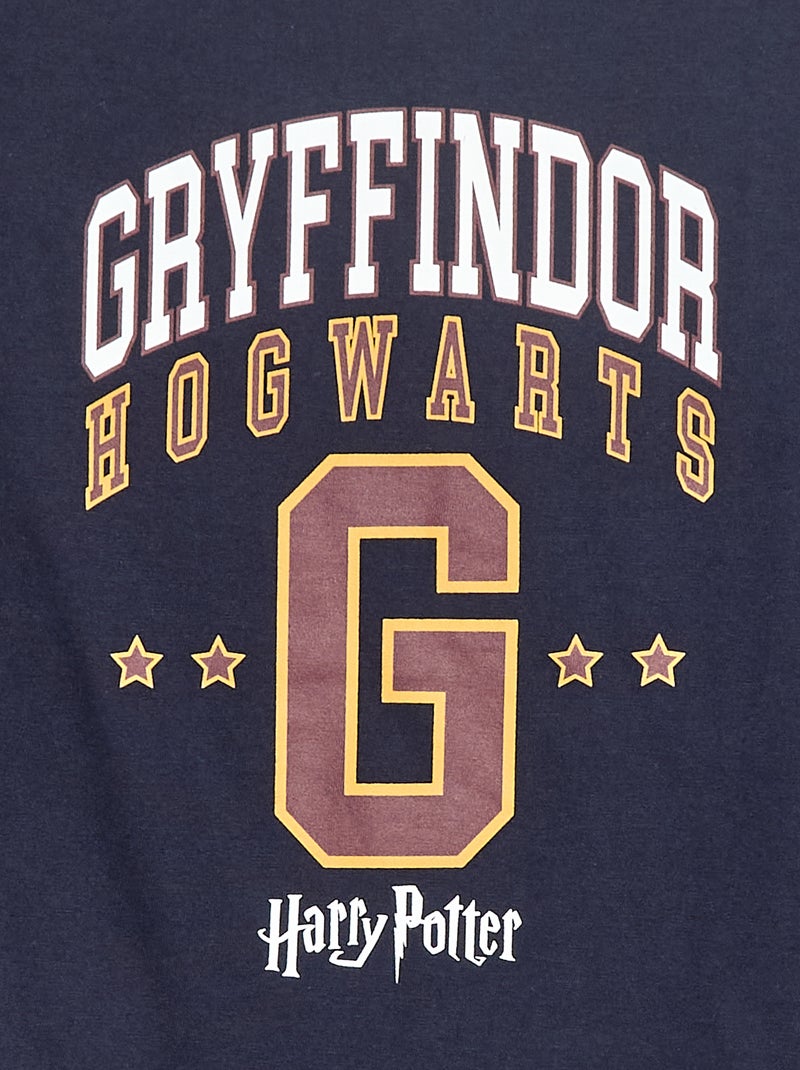 T-shirt à manches longues imprimé 'Harry Potter' Bleu - Kiabi