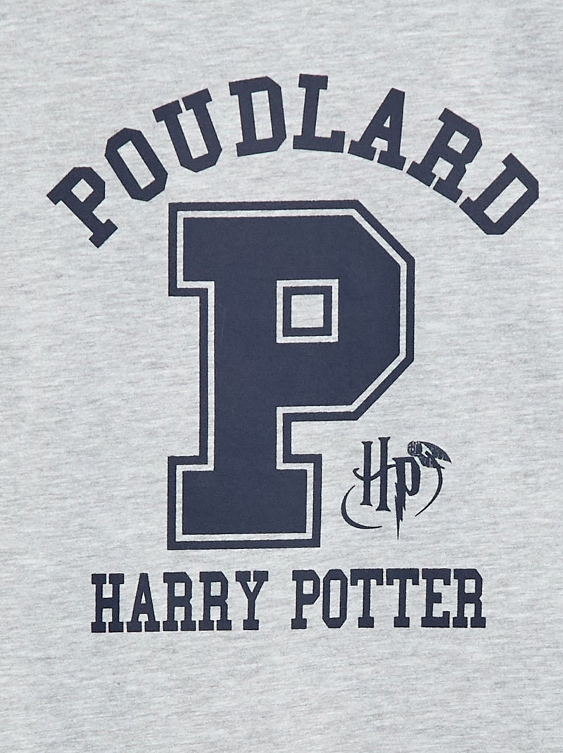 T-shirt à manches longues imprimé 'Harry Potter' Gris - Kiabi