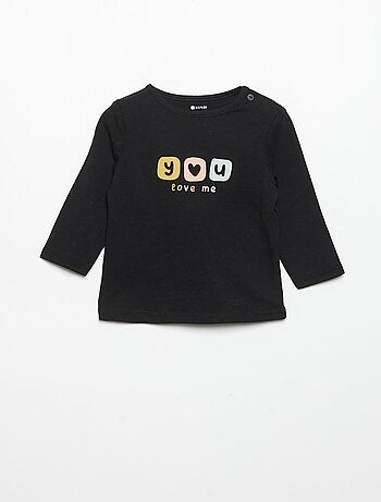 T-shirt à manches longues imprimé