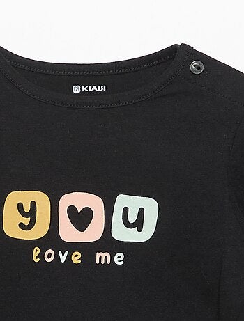 T-shirt à manches longues imprimé