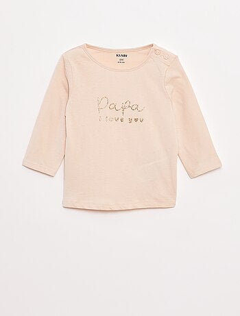 T-shirt à manches longues imprimé