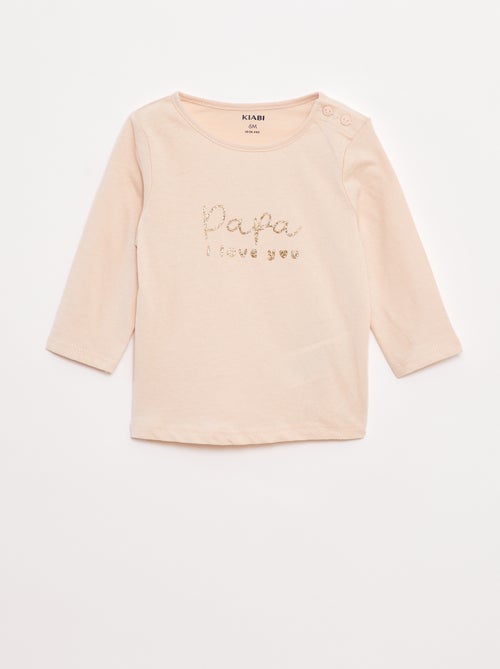 T-shirt à manches longues imprimé - Kiabi T-shirt à manches longues imprimé - Kiabi