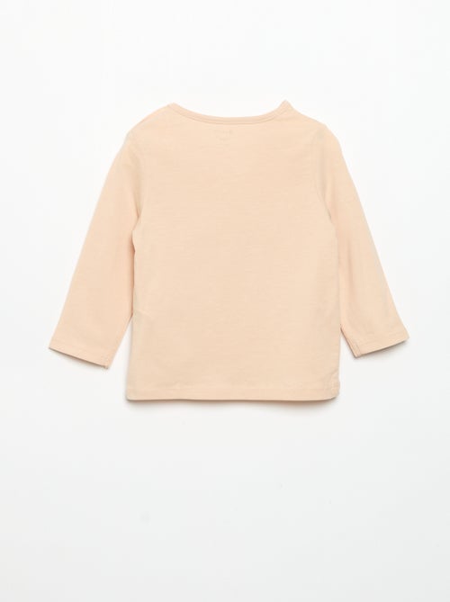 T-shirt à manches longues imprimé - Kiabi
