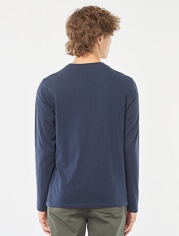 T-shirt à manches longues imprimées devant