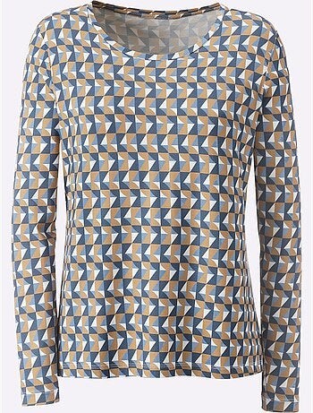 T-shirt à Manches Longues Jersey Fin - Taille Standard - Helline
