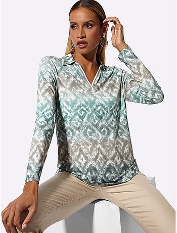 T-shirt à Manches Longues Jersey Fin - Taille Standard - Helline
