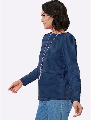 T-shirt à Manches Longues Jersey Jacquard - Taille Standard - Witt