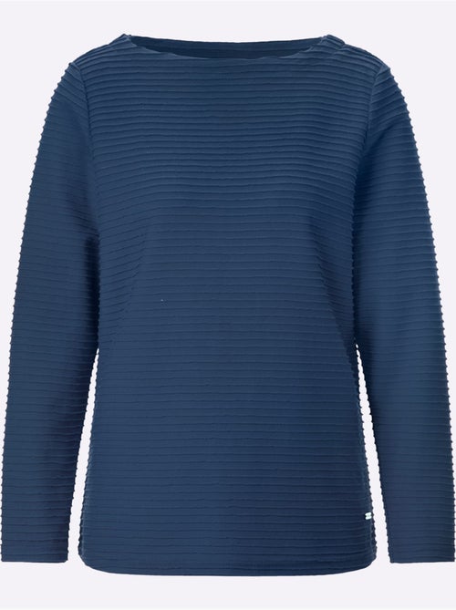 T-shirt à Manches Longues Jersey Jacquard - Taille Standard - Witt - Kiabi T-shirt à Manches Longues Jersey Jacquard - Taille Standard - Witt - Kiabi