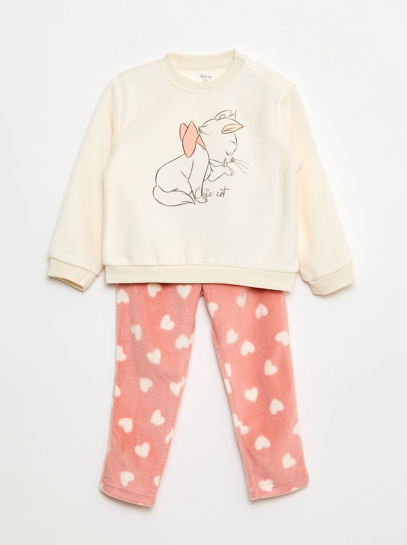T-shirt à manches longues 'Marie' 'Disney' Rose - Kiabi