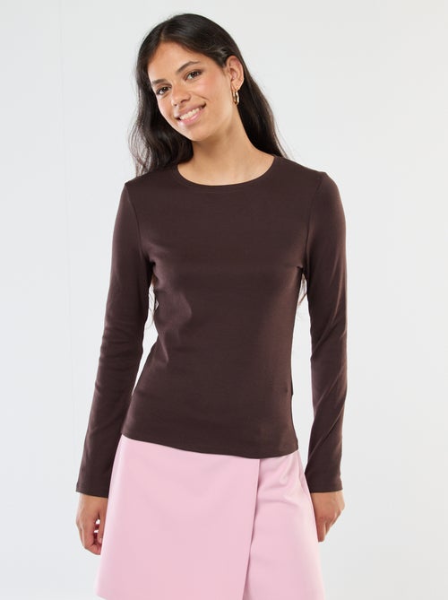 T-shirt à manches longues - Kiabi