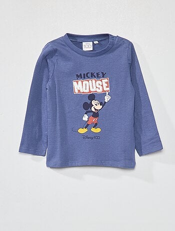 T-shirt à manches longues 'Mickey' - Kiabi