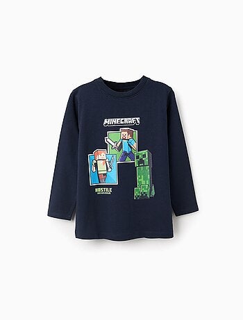 T-Shirt à Manches Longues Minecraft