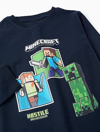 T-Shirt à Manches Longues Minecraft