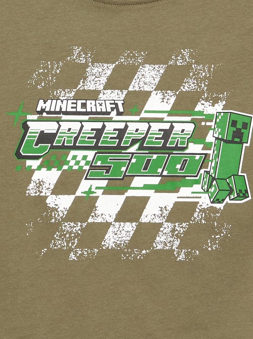 T-shirt à manches longues 'Minecraft' - Kiabi