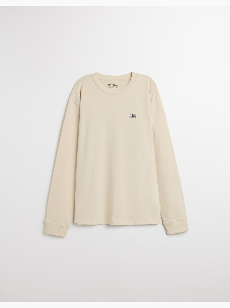 T-shirt à manches longues, MO Fashion Gris - Kiabi