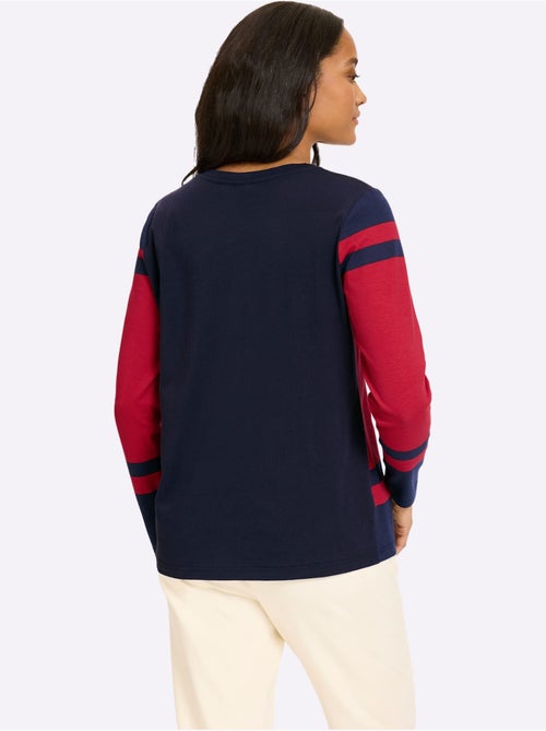 T-shirt à Manches Longues Motif Sportif - Taille Standard - Helline - Kiabi T-shirt à Manches Longues Motif Sportif - Taille Standard - Helline - Kiabi