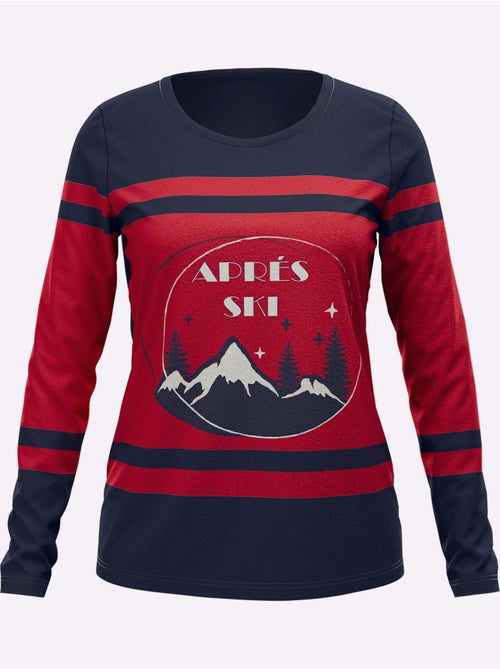 T-shirt à Manches Longues Motif Sportif - Taille Standard - Helline - Kiabi T-shirt à Manches Longues Motif Sportif - Taille Standard - Helline - Kiabi